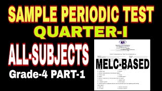 PERIODICAL TEST for Grade4Part 1 [upl. by Ciardap287]