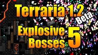 Terraria 12  Firework Boss kills BETA [upl. by Ayotnahs]