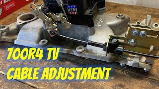 700R4 Transmission TV Cable Adjustment [upl. by Elletnahc]