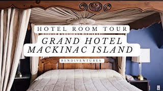 Room Tour of Grand Hotel Mackinac Islands Old World Charm  Balcony Lake View King Room [upl. by Heath]