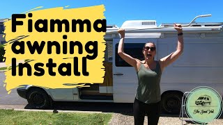 DIY How To Install FIAMMA Awning Mercedes Sprinter BF Goodrich Tyres Travel vanlife howto diy [upl. by Megargee]