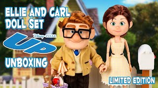 Disney Pixar Ellie and Carl Doll Set UP Unboxing [upl. by Gasperoni]