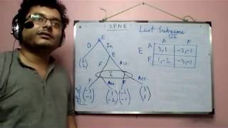 Subgame Perfect Nash Equilibrium through Example Complete Solution [upl. by Giorgia]