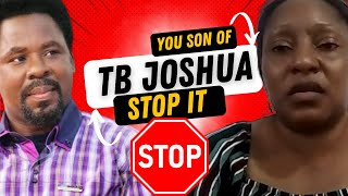 STOP IT 🛑  quotYou Son Of TB Joshuaquot [upl. by Nalyorf]