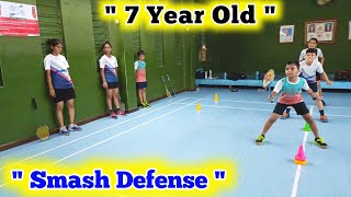 Badminton Defense Techniques  Smash Defence Training  Beginners  Kids  Basic  Tips And Tricks [upl. by Sanson]