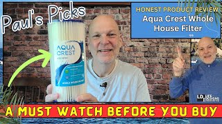 AQUA CREST FXHSC Whole House Water Filter Review Fresh Clean Water for the Whole Family [upl. by Rivers]