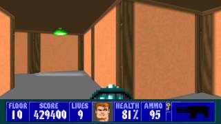 Wolfenstein 3D  Episode 6 Floor 10 [upl. by Alin]