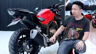 รีวิว Honda CB500F มีจุดไหนที่เด่นและด้อยกว่า CB650F  Bigbike Review [upl. by Retrac]