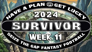 NFL Survivor 2024 Week 11 Survivor amp Eliminator Contest Picks amp Strategy from Seize the Gap FF [upl. by Bluefield842]