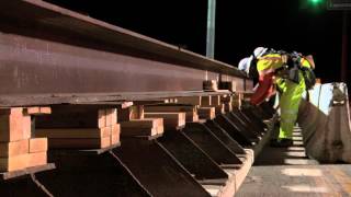 Expo Phase 2  Sepulveda Bridge Falsework Installation  5 Minute Video [upl. by Emilio]