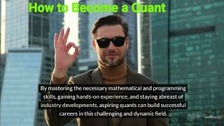 How to Become a Quant [upl. by Glory]