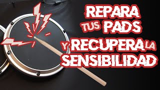 Cómo Reparar un Pad de Batería Electrónica y Recuperar la Sensibilidad Perdida [upl. by Sherr]