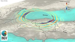 La propagazione delle onde sismiche in una videoanimazione Ingv [upl. by Helaine]