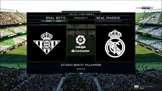 Real Betis vs Real Madrid  LaLiga 202122  FIFA22 PC [upl. by Nerok]