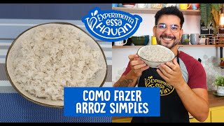 COMO FAZER ARROZ SIMPLES E SOLTINHO  HAVAN [upl. by Edrahc]