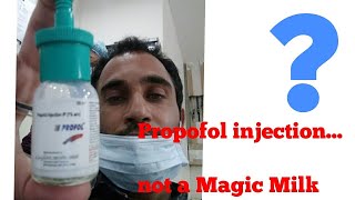 Propofol anesthesia propofol injection in Hindi propofol and magic milk sedation [upl. by Gardiner]