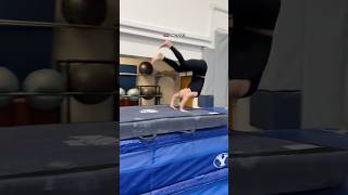 VAULTING VLOG Who thinks we should flip these next time🙋🏼‍♀️ shorts vlog gymnast [upl. by Gnen]