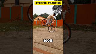 20 50 70 100 STOPPIE practice cyclestunt shorts short shortsfeed trending mtb cycle yt [upl. by Furgeson768]