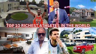 Top 10 Richest Athletes in the World [upl. by Anaiq144]