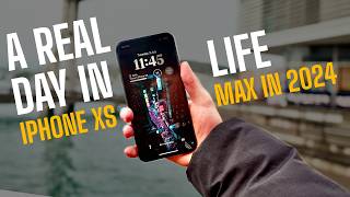 Using the iPhone XS Max in 2024  A Real Day in Life [upl. by Ashlan569]