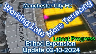 Manchester City FC Etihad Stadium Expansion Update 02102024 [upl. by Coumas371]