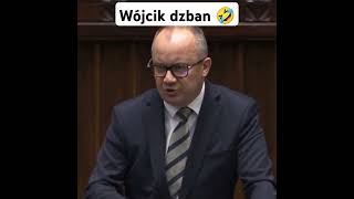 wójcik wziął rozpęd niczym rączy byk wszedł na mównicę i odbił się od riposty Bodnara 🤣 [upl. by Dhumma]