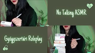 ASMR  No Talking Gyógyszertári Roleplay 💚🖋️ asmr notalkingasmr magyarasmr asmrvideo [upl. by Umeko]