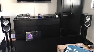 Kef r300 project perspective ortofon 2m bronze yaqin ms23b Mullard tubes creek 50a enigma [upl. by Androw]