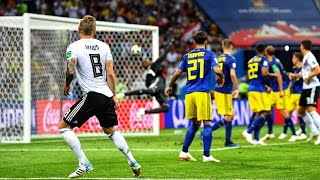 Kroos Free Kick Goal vs Sweden  World Cup 2018 [upl. by Yramanna469]