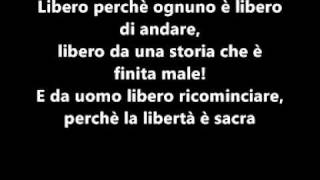 Libero Fabrizio Moro testo [upl. by Aset]