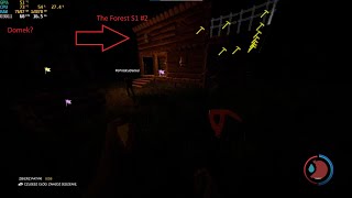 ❗🔴The Forest S1 2 Szukamy miejsca na domekBudowa na time laps 🔴❗ [upl. by Llewen]