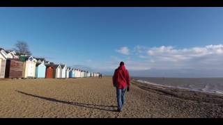 High Tide along West Mersea Beach 13012017 [upl. by Davilman128]