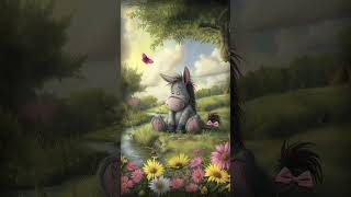 Galaxy Premium Theme  Floral Meadow Donkey Animated Lockscreen [upl. by Anaihsat203]