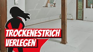 Trockenestrich verlegen  Bauhelden [upl. by Quenby]