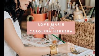 HOW I PAINT MY BAGS LOVE MARIE FOR CAROLINA HERRERA  Heart Evangelista [upl. by Shina210]