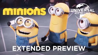 Illumination presents Minions  Kevin Stuart amp Bob Find a New Master  Extended Preview [upl. by Revned]