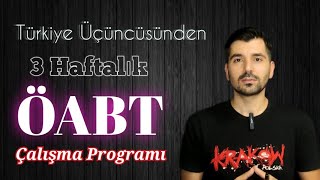 2024 KPSS Sona Erdi  ÖABT Çalışma Programı  Motivasyon  3 Haftalık Kazandıran Plan [upl. by Tybi901]