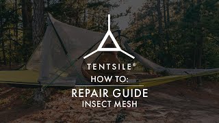 Tentsile How to Repair Small Tear in Insect Mesh [upl. by Eldnik]