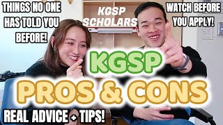 KGSP Scholar on the Pros amp Cons  Advice amp Tips  GKS Scholarship 2021 [upl. by Kassab55]