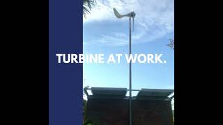 💨Turbine at work harness the winds power effortlessly💨 Automaxx WindTurbine RenewableEnergy [upl. by Sparke]