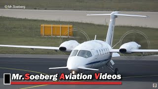 PIAGGIO P180AM Avanti MM62200 Italian AF Arrival  Departure [upl. by Miun]