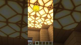 Minecraft Sun ☀️ and Moon 🌙 light build mimecraft [upl. by Adnouqal]