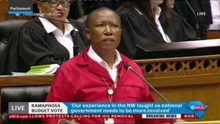 Malema responds to Presidency budget vote speech [upl. by Imas756]