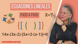 Ecuaciones Lineales al Descubierto Paso a Paso Vente Conmigo ‼️ [upl. by Vorster]