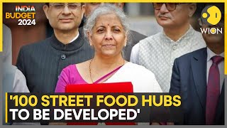 Budget 2024  Nirmala Sitharaman 100 food safety labs to be set up  WION [upl. by Llabmik]