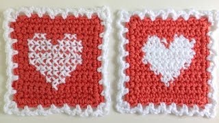 Instarsia Crochet vs Cross Stitch Crochet  Free Cross Stitch Pattern by Maggie Weldon [upl. by Yerbua]