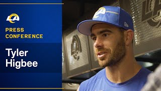 Tyler Higbee On Signing His 2year Extension With The Rams [upl. by Nedaj]