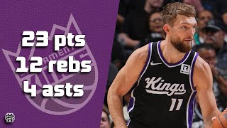 Domantas Sabonis 23 pts 12 rebs 4 asts vs Spurs 2425 season [upl. by Nevah]