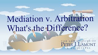 MediationArbitration Whats the Difference [upl. by Doxia]