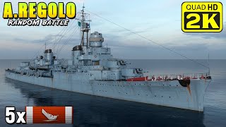 Destroyer Attilio Regolo  Hunting DDs Killing CVs [upl. by Dolley]